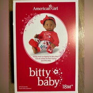 American girl doll bitty baby Christmas pajamas ￼